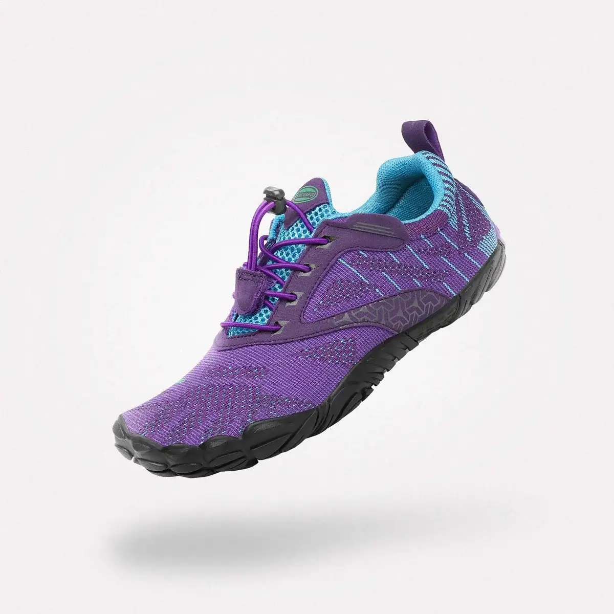 Saguaro Free I en morado con detalles azules, vista lateral